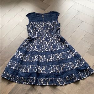 Eliza J Lace Cocktail Dress